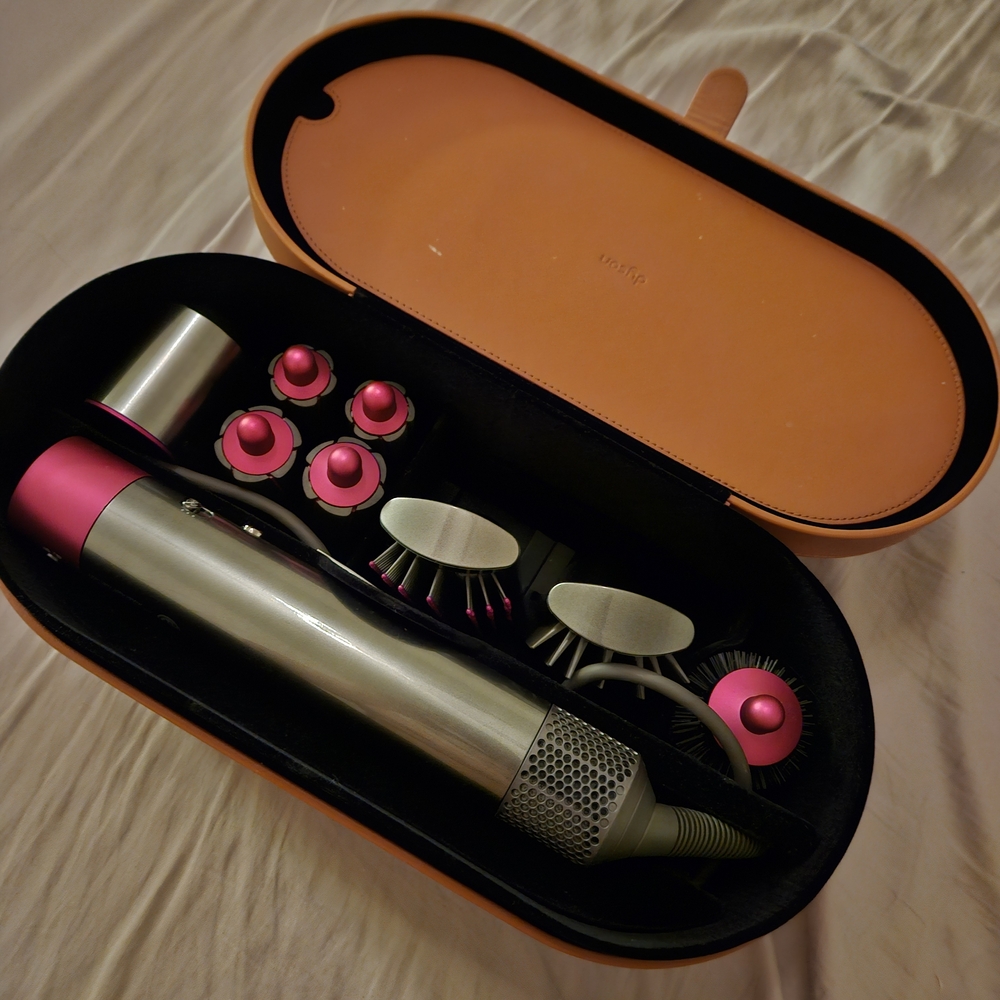 Dyson Hair Styling Set with Pink Accents